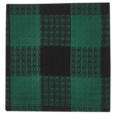 Wicklow Check Dishcloth - Forest