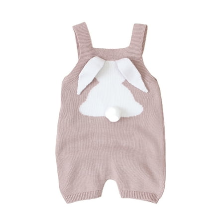LisenraIn Infant Baby Boy Girl Knitted Sling Romper Contrast Color Cute Cartoon Rabbit Sleeveless Jumpsuit
LisenraIn Infant Baby Boy Girl Knitted Sling Romper Contrast Color Cute Cartoon Rabbit Sleeveless Jumpsuit