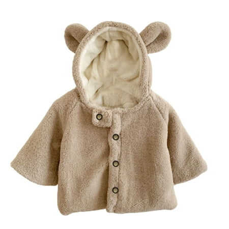 Winter Savings Clearance! Dezsed 4M-3Y Infant Winter Jacket Kids Cute Cloak Plus Velvet Thickened Baby Shawl Hoodies Coat Lambs Wool Cloak Windbreaker With Buttons Children Outerwear
Winter Savings Clearance! Dezsed 4M-3Y Infant Winter Jacket Kids Cute Cloak Plus Velvet Thickened Baby Shawl Hoodies Coat Lambs Wool Cloak Windbreaker With Buttons Children Outerwear