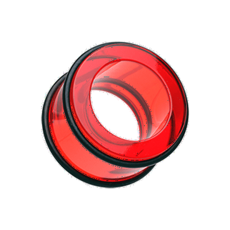 Basic Acrylic No Flare Ear Gauge Tunnel Plug