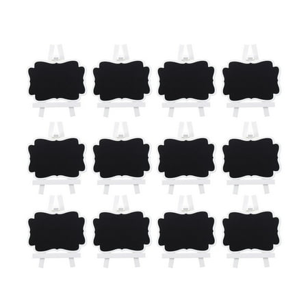 12 Pcs Creative Mini Chalkboards with Support for Message Board Signs Seat Display Board Wedding Dinner Party Table Decoration Signs
12 Pcs Creative Mini Chalkboards with Support for Message Board Signs Seat Display Board Wedding Dinner Party Table Decoration Signs