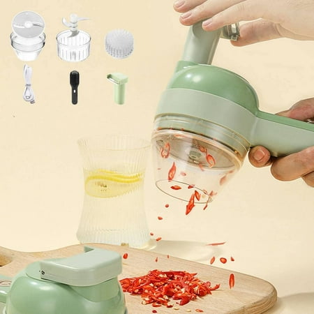 TBOLINE 4 in 1 Handheld Electric Garlic Masher Wireless Garlic Vegetable Presses Crusher Machine for Home Cooking
TBOLINE 4 in 1 Handheld Electric Garlic Masher Wireless Garlic Vegetable Presses Crusher Machine for Home Cooking