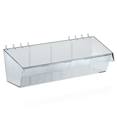 Azar Displays 556114 13 Divider Bin 4-Pack