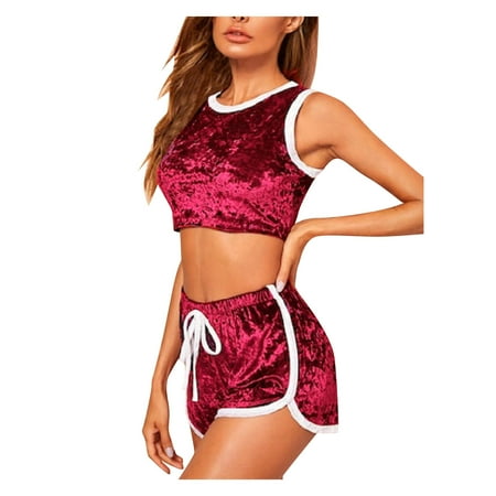 kcdigr Women Lingerie Sleepwear Satin Silk Babydoll Lace Up Nightwear Pajamas Set Women Contrasting Color Round Neck Short Sleeve Slim Fit Pajamas Set Homewear
kcdigr Women Lingerie Sleepwear Satin Silk Babydoll Lace Up Nightwear Pajamas Set Women Contrasting Color Round Neck Short Sleeve Slim Fit Pajamas Set Homewear