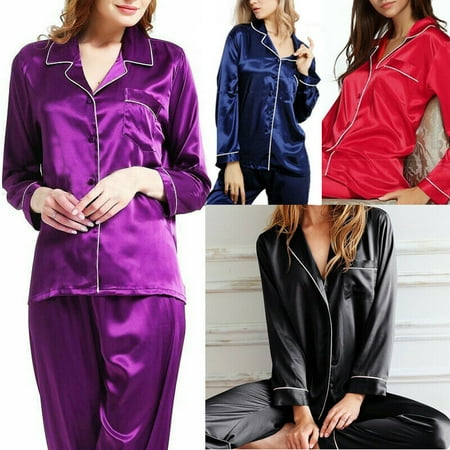 2Pcs Autumn Women s Sleepwear Satin Silk Pajamas Set Long Sleeve Top+Pant Casual Loose Nightwear Loungewear Homewear Winter Fall
2Pcs Autumn Women s Sleepwear Satin Silk Pajamas Set Long Sleeve Top+Pant Casual Loose Nightwear Loungewear Homewear Winter Fall