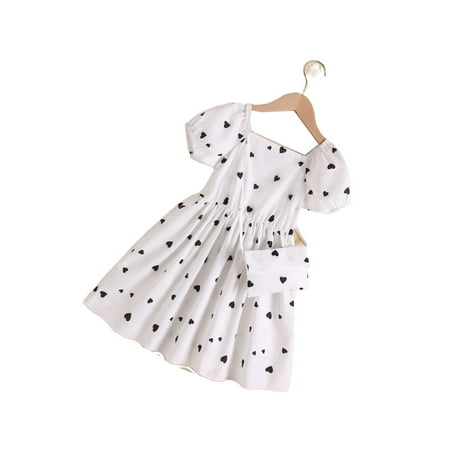 Cute Heart Print Square Neck A Line Short Sleeve White Toddler Girls Dresses (Girl s)
Cute Heart Print Square Neck A Line Short Sleeve White Toddler Girls Dresses (Girl s)