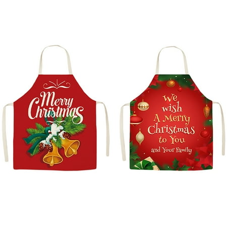 Frcolor 2Pcs Christmas Aprons Funny Cartoon Apron Xmas Themed Kitchen Cooking Apron
Frcolor 2Pcs Christmas Aprons Funny Cartoon Apron Xmas Themed Kitchen Cooking Apron