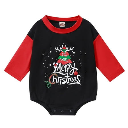 Rovga Boys Girls Christmas Long Sleeve Cartoon Letter Prints Pullover Romper Sweatshirt Bodysuits Fashion Girls Clothing
Rovga Boys Girls Christmas Long Sleeve Cartoon Letter Prints Pullover Romper Sweatshirt Bodysuits Fashion Girls Clothing
