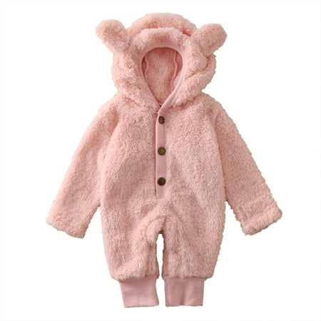 TAIAOJING Baby Girls Romper Clothes Boys Girls Suit Winter Cute Warm Bear Ear Hooded Jumpsuit Outwear Coat Outfit 12-18 Months
TAIAOJING Baby Girls Romper Clothes Boys Girls Suit Winter Cute Warm Bear Ear Hooded Jumpsuit Outwear Coat Outfit 12-18 Months
