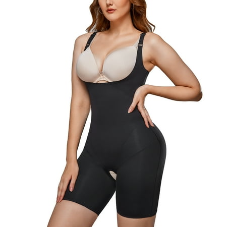 KUMAYES Body Shaper for Women Full Bodysuit Open Bust Lift Waist Trainer Tummy Control Seamless Shapewear Butt Mid-Thigh Slimmer
KUMAYES Body Shaper for Women Full Bodysuit Open Bust Lift Waist Trainer Tummy Control Seamless Shapewear Butt Mid-Thigh Slimmer