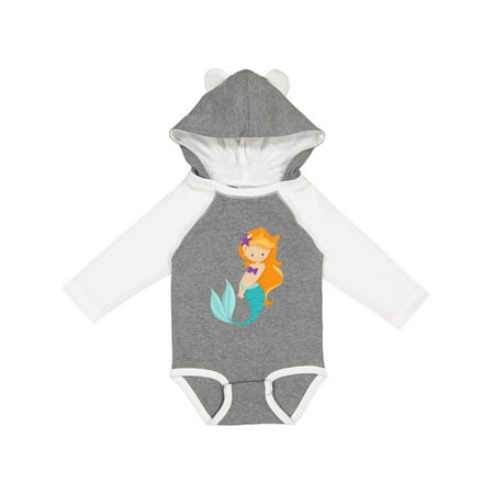 Inktastic Cute Little Mermaid Orange Hair Purple Sea Star Gift Baby Girl Long Sleeve Bodysuit
Inktastic Cute Little Mermaid Orange Hair Purple Sea Star Gift Baby Girl Long Sleeve Bodysuit