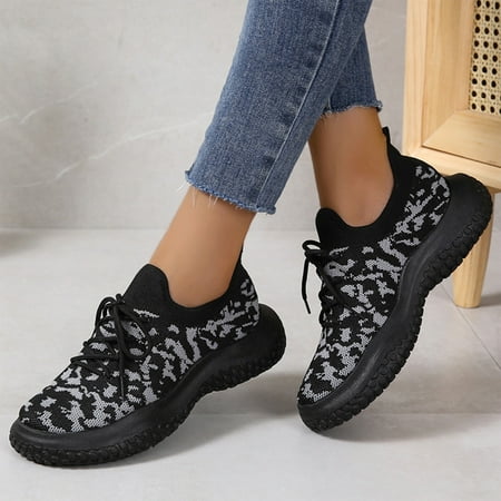 Cathalem Fashion Summer Women s Thick Sole Comfortable Mesh Breathable Lace Up Casual Sneaker Ball Dresses for Women Black 8
Cathalem Fashion Summer Women s Thick Sole Comfortable Mesh Breathable Lace Up Casual Sneaker Ball Dresses for Women Black 8