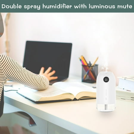 GiliGiliso Clearance Small Humidifier 500ml Desk Type Large Capacity Humidifier Quiet Operation Night Lighting Function Two Spray Modes Bedroom Baby Room Office And Home 
GiliGiliso Clearance Small Humidifier 500ml Desk Type Large Capacity Humidifier Quiet Operation Night Lighting Function Two Spray Modes Bedroom Baby Room Office And Home