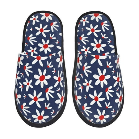 Qekee Daisy Flowers print Slippers for Women and Men Fluffy Cute Cozy House Slipper Funny Furry Bedroom Slippers for Women Indoor -Medium
Qekee Daisy Flowers print Slippers for Women and Men Fluffy Cute Cozy House Slipper Funny Furry Bedroom Slippers for Women Indoor -Medium