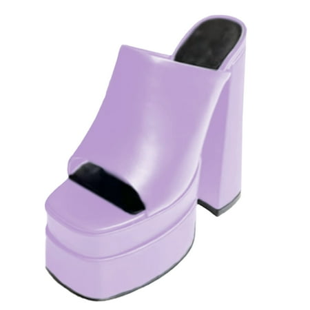 Dyfzdhu New Women With High Heels With Double Waterproof Thick With The Back Of The Square Head Fish Mouth High Heel Slippers 
Dyfzdhu New Women With High Heels With Double Waterproof Thick With The Back Of The Square Head Fish Mouth High Heel Slippers