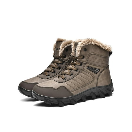 Ferndule Men Anti-collision Snow Boot Trailing Non-Slip High Top Ankle Boots Comfortable Round Toe Sneakers Brown 9
Ferndule Men Anti-collision Snow Boot Trailing Non-Slip High Top Ankle Boots Comfortable Round Toe Sneakers Brown 9