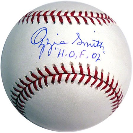 Ozzie Smith Hand-Signed MLB Baseball With HOF 2002 Inscription