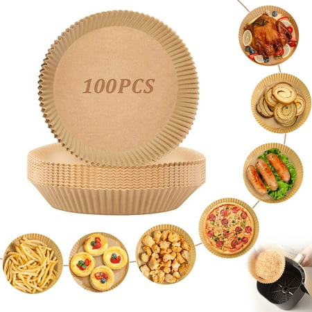 100Pcs Air Fryer Parchment Paper Liners 7.9inch Non-Stick Air Fryer Liners Parchment Paper for Air Fryer Oil-proof Food Grade Disposable Paper Liners for Baking Roasting Microwave
100Pcs Air Fryer Parchment Paper Liners 7.9inch Non-Stick Air Fryer Liners Parchment Paper for Air Fryer Oil-proof Food Grade Disposable Paper Liners for Baking Roasting Microwave