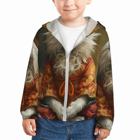 Goofa Haystack Meditating Cat Printed Kids Zip-Up Hoodie Girls Boys UPF50+ Sun Protection Jacket Hooded Cooling Shirt-5 Years
Goofa Haystack Meditating Cat Printed Kids Zip-Up Hoodie Girls Boys UPF50+ Sun Protection Jacket Hooded Cooling Shirt-5 Years