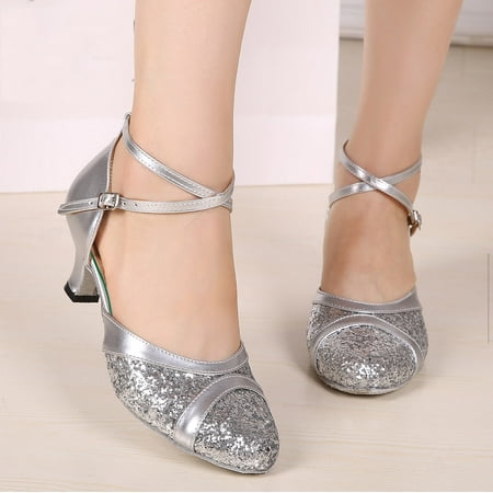 Feiboyy Sandals For Womens Latin Dance Shoes Rhinestone Heeled Ballroom Salsa Tango Party Sequin Dance Shoes
Feiboyy Sandals For Womens Latin Dance Shoes Rhinestone Heeled Ballroom Salsa Tango Party Sequin Dance Shoes
