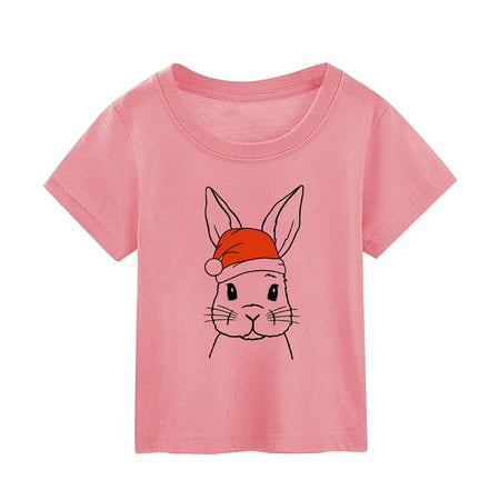 Shirt for Girls 7-8 Toddler Summer Children s Easter Cartoon Bunny Print Short Sleeved T Shirt for Boy and Girl Kid Top Clothes for Girls 10-12 2-Pink 110
Shirt for Girls 7-8 Toddler Summer Children s Easter Cartoon Bunny Print Short Sleeved T Shirt for Boy and Girl Kid Top Clothes for Girls 10-12 2-Pink 110