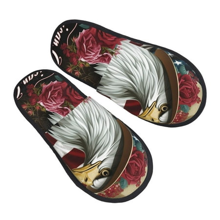 JUNZAN Eagle With Hat And Roses Slippers for Women House Shoes Non Slip Indoor/Outdoor Pineapple And Cactus Designs-Medium
JUNZAN Eagle With Hat And Roses Slippers for Women House Shoes Non Slip Indoor/Outdoor Pineapple And Cactus Designs-Medium