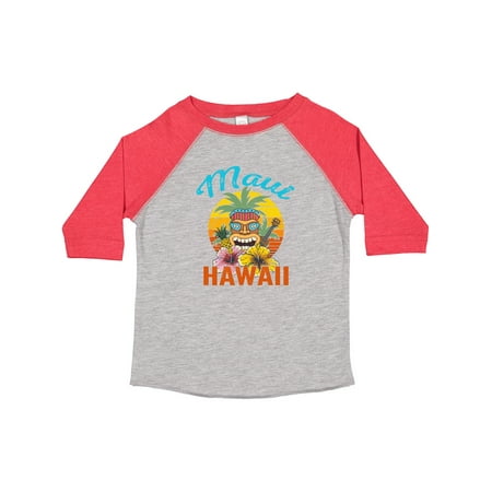 Inktastic Maui Hawaii Vacation Tiki Gift Toddler Boy or Toddler Girl T-Shirt