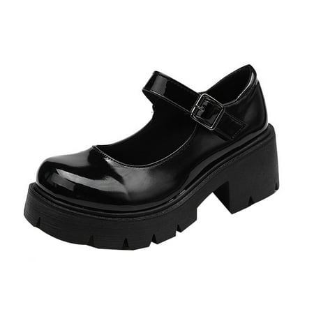 Women Blocks-Heel Platform Shoes Round Toe Retro Small Leather Shoes for 2021 New Fashion
Women Blocks-Heel Platform Shoes Round Toe Retro Small Leather Shoes for 2021 New Fashion