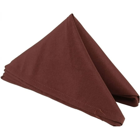Trimming Shop 20 Inch Cotton Polyester Chocolate Table Napkin for Home Hotel Dinning Wedding Banquet Party Events Hemmed Edges Lightweight & Machine Washable 1pcs
Trimming Shop 20 Inch Cotton Polyester Chocolate Table Napkin for Home Hotel Dinning Wedding Banquet Party Events Hemmed Edges Lightweight & Machine Washable 1pcs
