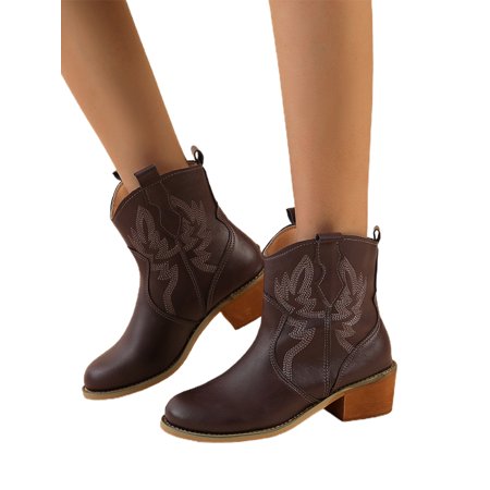Baloco Womens Cowgirl Block Heel Slip On Vintage Booties Winter Ankle Boots Pointed Toe Shoes
Baloco Womens Cowgirl Block Heel Slip On Vintage Booties Winter Ankle Boots Pointed Toe Shoes