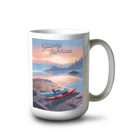 Lantern Press 15 fl oz Ceramic Mug Utah Glassy Sunrise Kayak Dishwasher & Microwave Safe
Lantern Press 15 fl oz Ceramic Mug Utah Glassy Sunrise Kayak Dishwasher & Microwave Safe
