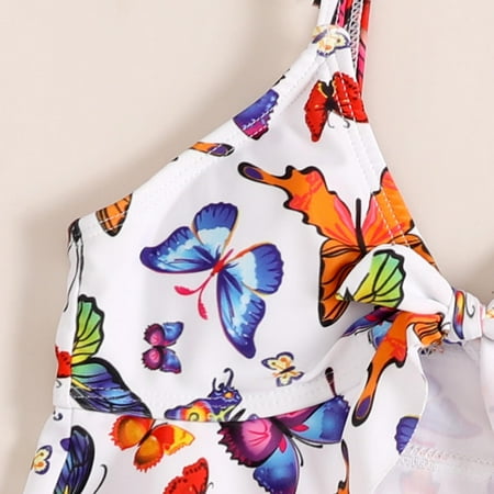 Gubotare Toddler Girl 2 Piece Swimsuit Sport Butterflies Prints High Waist Bikini Set Swimwear Beach Bathing Girls Swim Bottoms White 8-10 Years
Gubotare Toddler Girl 2 Piece Swimsuit Sport Butterflies Prints High Waist Bikini Set Swimwear Beach Bathing Girls Swim Bottoms White 8-10 Years