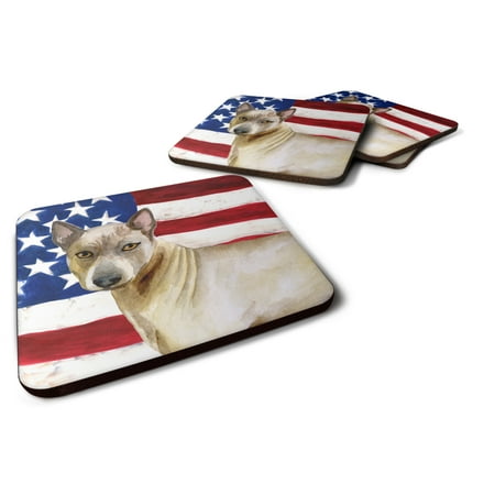 Carolines Treasures BB9680FC Thai Ridgeback Patriotic Foam Coaster Set of 4 3 1/2 x 3 1/2 multicolor
Carolines Treasures BB9680FC Thai Ridgeback Patriotic Foam Coaster Set of 4 3 1/2 x 3 1/2 multicolor