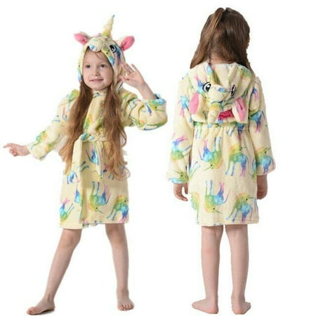 Unicorn children s bathrobe thickened comfortable nightgown cartoon cute home clothes girl gift
Unicorn children s bathrobe thickened comfortable nightgown cartoon cute home clothes girl gift