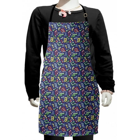 Music Kids Apron Cartoon Style Colorful Pattern with Musical Notes Cheerful Teenage Fun Hobby Theme Boys Girls Apron Bib with Adjustable Ties for Cooking Baking Painting Multicolor by Ambesonne
Music Kids Apron Cartoon Style Colorful Pattern with Musical Notes Cheerful Teenage Fun Hobby Theme Boys Girls Apron Bib with Adjustable Ties for Cooking Baking Painting Multicolor by Ambesonne