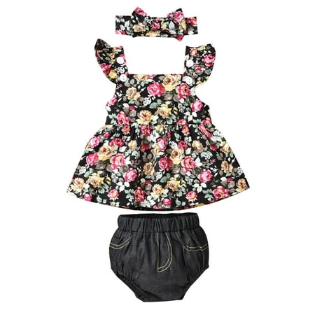 YWDJ 0-24M Outfit Sets for Girls Newborn Infant Girls Ruffle Floral Tops+Shorts+Headband Outfits Multicolor 70
YWDJ 0-24M Outfit Sets for Girls Newborn Infant Girls Ruffle Floral Tops+Shorts+Headband Outfits Multicolor 70
