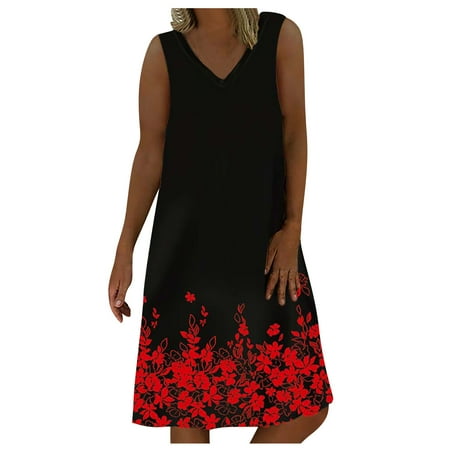 Sweater Dress for Women Prom Dress Women s Trendy Elegant Sleeveless Printed V-Neck Womens Vest Tank Dress Summer Savings Sundresses for Women White Dress Valentines Dress Red 2XL
Sweater Dress for Women Prom Dress Women s Trendy Elegant Sleeveless Printed V-Neck Womens Vest Tank Dress Summer Savings Sundresses for Women White Dress Valentines Dress Red 2XL