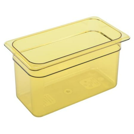 Cambro - 36HP150 - 1/3 Size 6 in Amber H-Pan™ High Heat Food Pan
