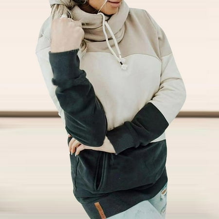 Tawop Womens Tank Tops Fashion Casual Long Sleeve Hooded Ladies Patchwork Sweatshirt Womens Blouses For Work Professional Maternity Long Sleeve Shirts
Tawop Womens Tank Tops Fashion Casual Long Sleeve Hooded Ladies Patchwork Sweatshirt Womens Blouses For Work Professional Maternity Long Sleeve Shirts