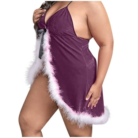 Ydkzymd Lingerie for Women Christmas Costume Front Closure Sexy Deep V Flannel Plush Bra and Panty Sets Multicolor M
Ydkzymd Lingerie for Women Christmas Costume Front Closure Sexy Deep V Flannel Plush Bra and Panty Sets Multicolor M