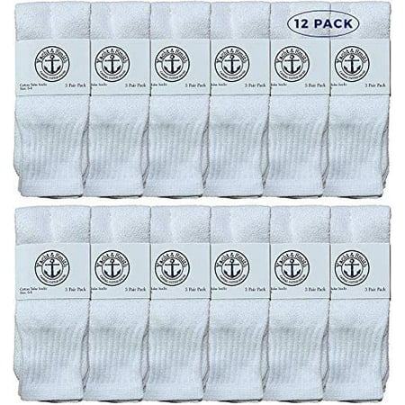 12 Pack of SOCKS NBULK 26 Inch Wholesale Women s Tube Socks Women s Cotton Referee Sport Socks Size 9-11 (White 12)
12 Pack of SOCKS NBULK 26 Inch Wholesale Women s Tube Socks Women s Cotton Referee Sport Socks Size 9-11 (White 12)