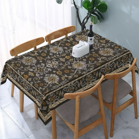 JSGC Vintage Floral Rectangle Tablecloth 60x102 inch Colorful Table Cloth Polyester Waterproof Stain Resistant and Wrinkle Resistant for Home Kitchen Restaurant Party Patio Decoration
JSGC Vintage Floral Rectangle Tablecloth 60x102 inch Colorful Table Cloth Polyester Waterproof Stain Resistant and Wrinkle Resistant for Home Kitchen Restaurant Party Patio Decoration