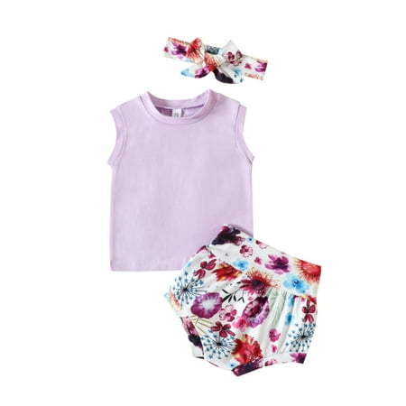 GWAABD Matching Toddler and Baby Girl Outfits Purple Cotton Blend Girls Sleeveless Floral Prints Tops Shorts Romper Bodysuit Headbands Outfits 70
GWAABD Matching Toddler and Baby Girl Outfits Purple Cotton Blend Girls Sleeveless Floral Prints Tops Shorts Romper Bodysuit Headbands Outfits 70