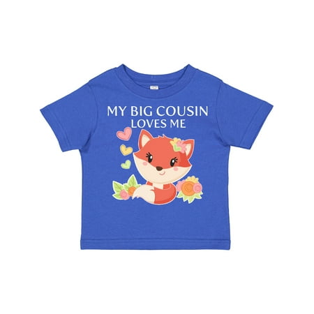 Inktastic My Big Cousin Loves Me- Little Fox Gift Toddler Boy or Toddler Girl T-Shirt
Inktastic My Big Cousin Loves Me- Little Fox Gift Toddler Boy or Toddler Girl T-Shirt