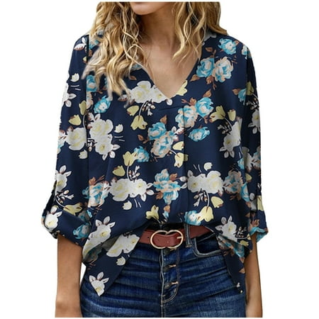 HSMQHJWE Mathcat T Shirts Short Sleeve For Women Women S Tops V Neck Flower Print Top Casual Long Sleeved Shirt Blouse Loose Soft Elegant Shirt Top Under Scrub Tee
HSMQHJWE Mathcat T Shirts Short Sleeve For Women Women S Tops V Neck Flower Print Top Casual Long Sleeved Shirt Blouse Loose Soft Elegant Shirt Top Under Scrub Tee