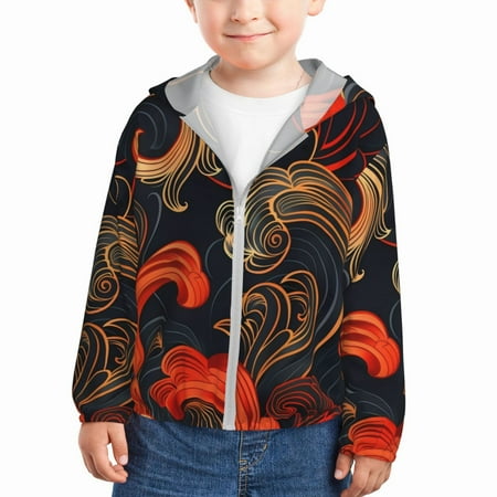 Goofa Fiery Floral Pattern Printed Kids Zip-Up Hoodie Girls Boys UPF50+ Sun Protection Jacket Hooded Cooling Shirt-4 Years
Goofa Fiery Floral Pattern Printed Kids Zip-Up Hoodie Girls Boys UPF50+ Sun Protection Jacket Hooded Cooling Shirt-4 Years