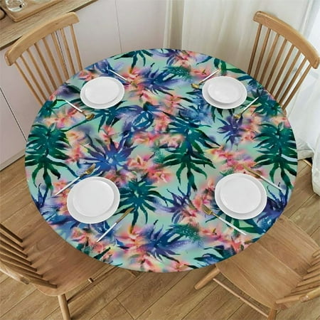 Sheronv Flowers Leaves Pattern Round Table Cover Stain Resistant Washable Indoor Outdoor Tablecloth Kitchen Dining Wedding Parties 100% Polyester Fiber 54-58
Sheronv Flowers Leaves Pattern Round Table Cover Stain Resistant Washable Indoor Outdoor Tablecloth Kitchen Dining Wedding Parties 100% Polyester Fiber 54-58