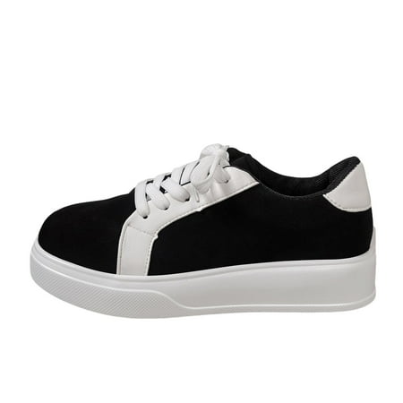 Women Shoes Casual Fashion Leather Colored Round Toe Lace Thick Sole Casual Shoes Sneakers For Women
Women Shoes Casual Fashion Leather Colored Round Toe Lace Thick Sole Casual Shoes Sneakers For Women