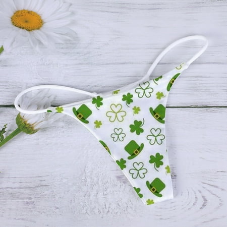 ãTOTOãThongs For Women Floral Print Low-Rise Panties Comfort Underpants T-Back Soft Women S Women S Panties