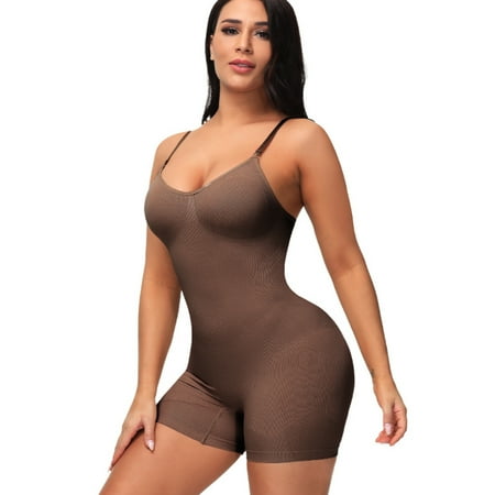 Women Waist Trainer Bodysuit Tops Slim Full Body Shapewear Seamless Sexy V Neck Leotard Stretchy Jumpsuit
Women Waist Trainer Bodysuit Tops Slim Full Body Shapewear Seamless Sexy V Neck Leotard Stretchy Jumpsuit